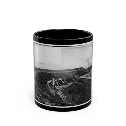 Fort Fisher, N.C. Interior View Of The  Pulpit (U.S. Civil War) Black Coffee Mug 11oz - Go Mug Yourself