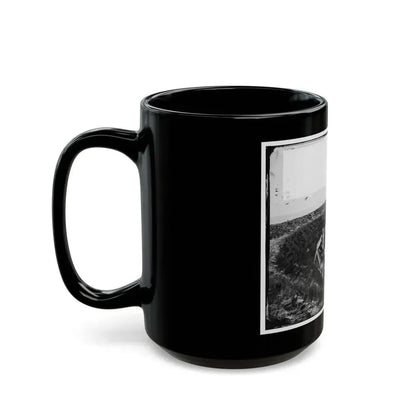 Fort Fisher, N.C. Interior View Of The  Pulpit (U.S. Civil War) Black Coffee Mug - Go Mug Yourself