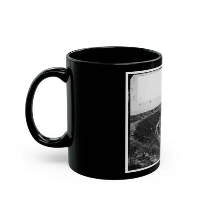 Fort Fisher, N.C. Interior View Of The  Pulpit (U.S. Civil War) Black Coffee Mug - Go Mug Yourself