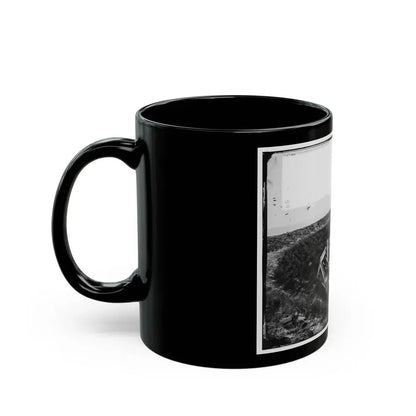 Fort Fisher, N.C. Interior View Of The  Pulpit (U.S. Civil War) Black Coffee Mug - Go Mug Yourself