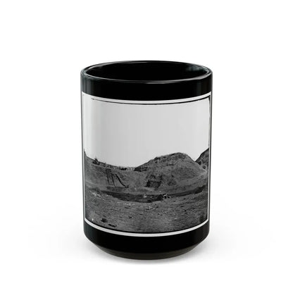 Fort Fisher, N.C. Interior View Of Transverse And Magazine On The Land Front (U.S. Civil War) Black Coffee Mug 15oz - Go Mug Yourself
