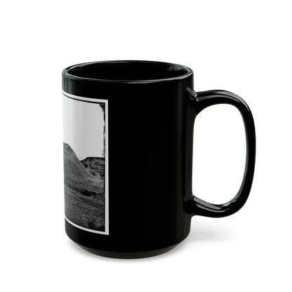 Fort Fisher, N.C. Interior View Of Transverse And Magazine On The Land Front (U.S. Civil War) Black Coffee Mug - Go Mug Yourself