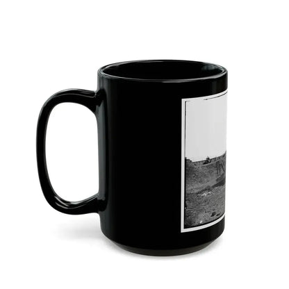 Fort Fisher, N.C. Interior View Of Transverse And Magazine On The Land Front (U.S. Civil War) Black Coffee Mug - Go Mug Yourself