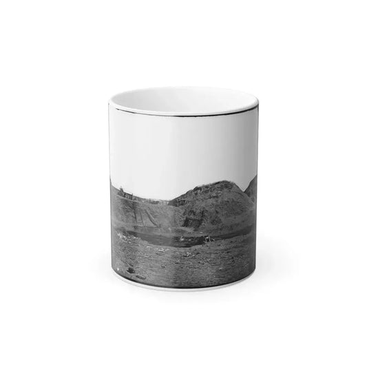 Fort Fisher, N.C. Interior View of Transverse and Magazine on the Land Front (U.S. Civil War) Color Changing Coffee Mug 11oz Default Title 11oz - Go Mug Yourself