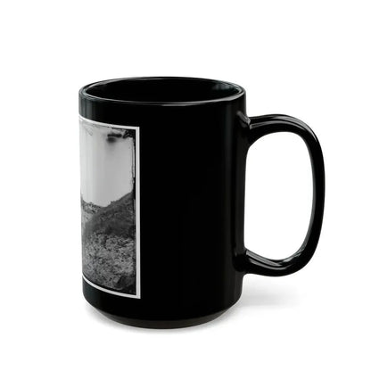 Fort Fisher, N.C. Interior View, Showing Traverse With Dismounted Gun (U.S. Civil War) Black Coffee Mug - Go Mug Yourself