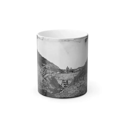 Fort Fisher, N.C. Interior View, Showing Traverse With Dismounted Gun (U.S. Civil War) Color Changing Coffee Mug 11oz Default Title 11oz - Go Mug Yourself