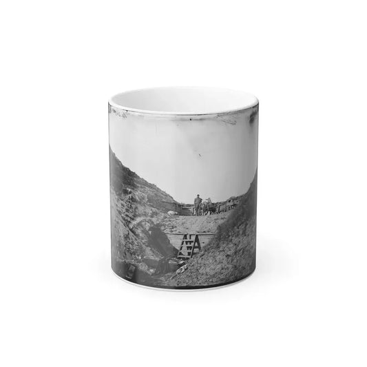 Fort Fisher, N.C. Interior View, Showing Traverse With Dismounted Gun (U.S. Civil War) Color Changing Coffee Mug 11oz Default Title 11oz - Go Mug Yourself