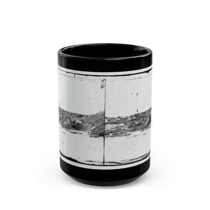 Fort Fisher, N.C. Interior View (U.S. Civil War) Black Coffee Mug 15oz - Go Mug Yourself