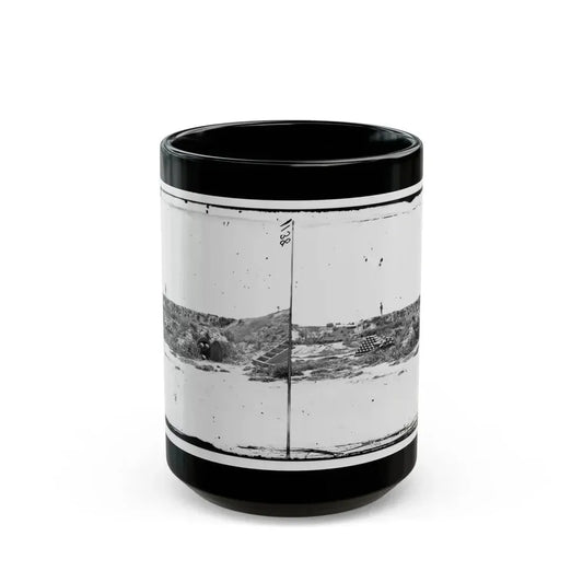 Fort Fisher, N.C. Interior View (U.S. Civil War) Black Coffee Mug 15oz - Go Mug Yourself