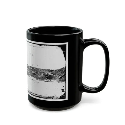 Fort Fisher, N.C. Interior View (U.S. Civil War) Black Coffee Mug - Go Mug Yourself