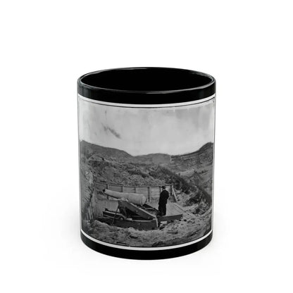 Fort Fisher, N.C. Interior View, With Heavy Gun Broken By Bombardment (U.S. Civil War) Black Coffee Mug 11oz - Go Mug Yourself