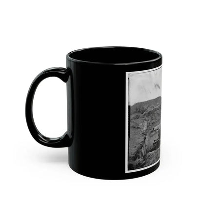 Fort Fisher, N.C. Interior View, With Heavy Gun Broken By Bombardment (U.S. Civil War) Black Coffee Mug - Go Mug Yourself