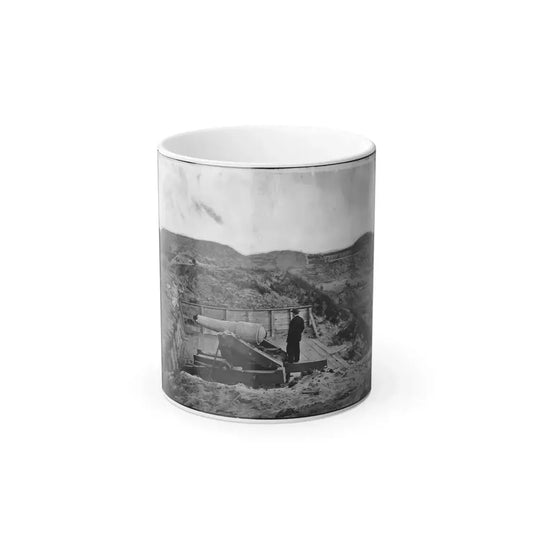 Fort Fisher, N.C. Interior View, With Heavy Gun Broken by Bombardment (U.S. Civil War) Color Changing Coffee Mug 11oz Default Title 11oz - Go Mug Yourself