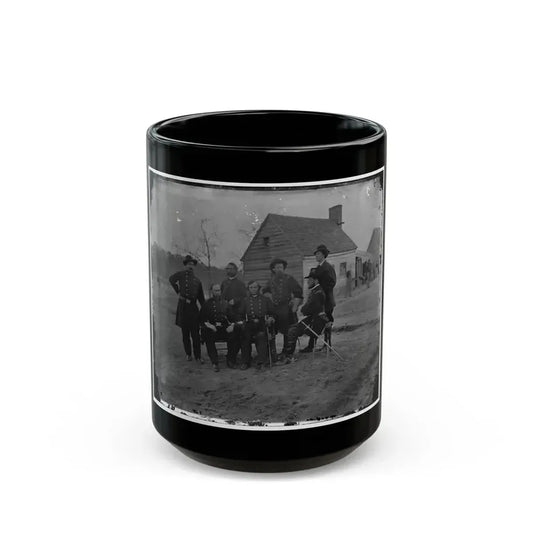 Fort Harrison, Va. Group Of Surgeons Of The Army Of The James (U.S. Civil War) Black Coffee Mug 15oz - Go Mug Yourself