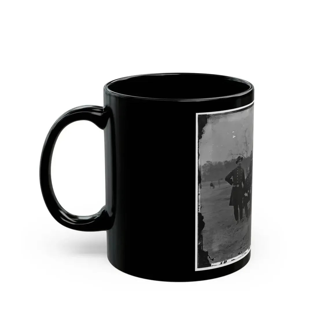 Fort Harrison, Va. Group Of Surgeons Of The Army Of The James (U.S. Civil War) Black Coffee Mug - Go Mug Yourself
