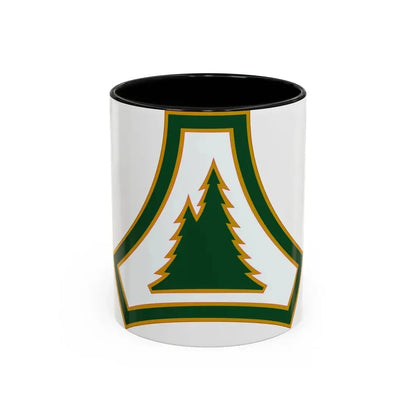 Fort McCoy (U.S. Army) Accent Coffee Mug 11oz Black - Go Mug Yourself