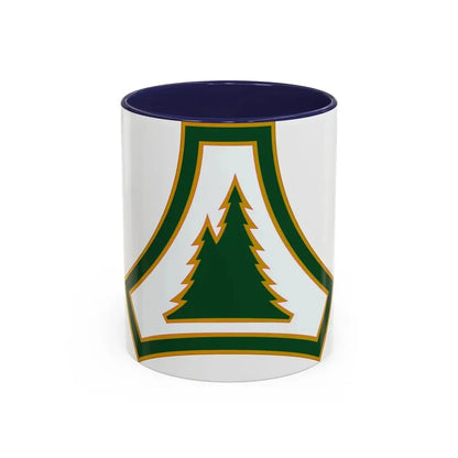 Fort McCoy (U.S. Army) Accent Coffee Mug 11oz Navy - Go Mug Yourself