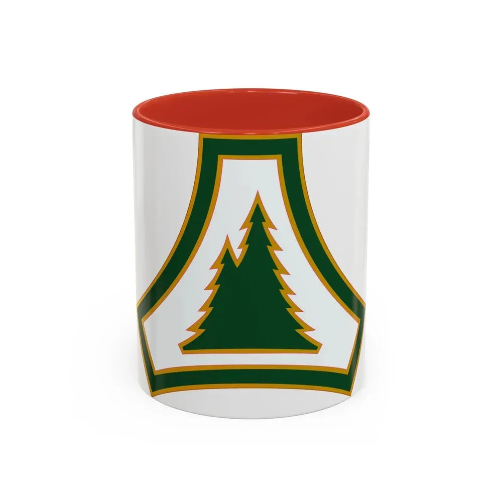 Fort McCoy (U.S. Army) Accent Coffee Mug 11oz Red - Go Mug Yourself