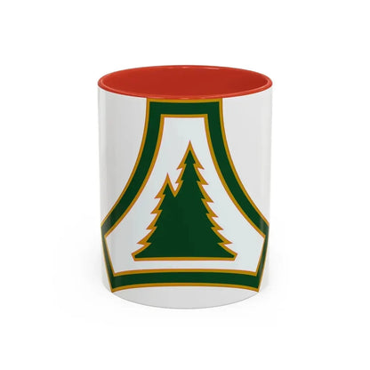 Fort McCoy (U.S. Army) Accent Coffee Mug 11oz Red - Go Mug Yourself