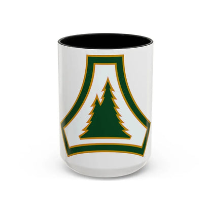 Fort McCoy (U.S. Army) Accent Coffee Mug 15oz Black - Go Mug Yourself