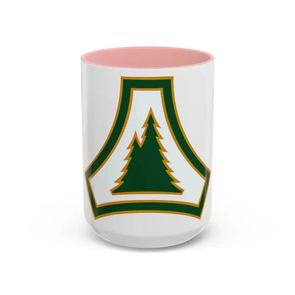 Fort McCoy (U.S. Army) Accent Coffee Mug 15oz Pink - Go Mug Yourself
