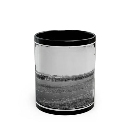 Fort Monroe, Va. 3d Pennsylvania Heavy Artillery On Parade (U.S. Civil War) Black Coffee Mug 11oz - Go Mug Yourself