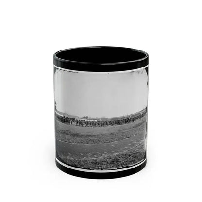 Fort Monroe, Va. 3d Pennsylvania Heavy Artillery On Parade (U.S. Civil War) Black Coffee Mug 11oz - Go Mug Yourself