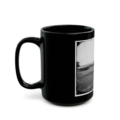 Fort Monroe, Va. 3d Pennsylvania Heavy Artillery On Parade (U.S. Civil War) Black Coffee Mug - Go Mug Yourself