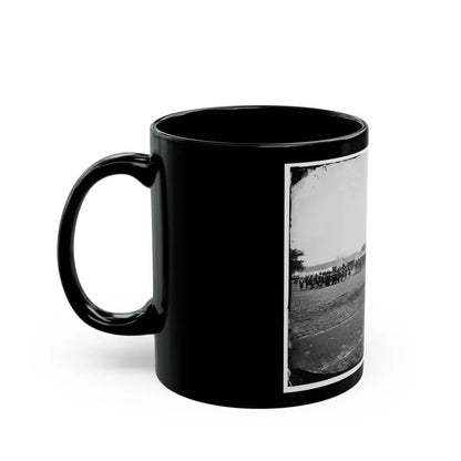 Fort Monroe, Va. 3d Pennsylvania Heavy Artillery On Parade (U.S. Civil War) Black Coffee Mug - Go Mug Yourself