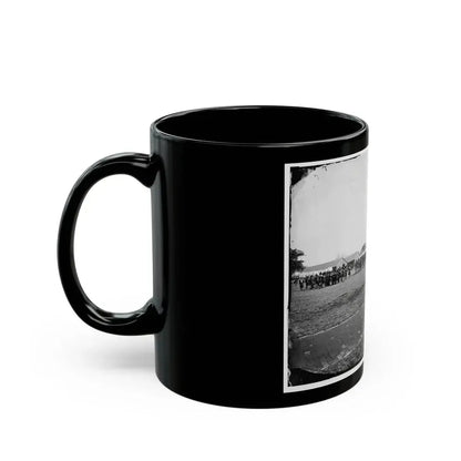 Fort Monroe, Va. 3d Pennsylvania Heavy Artillery On Parade (U.S. Civil War) Black Coffee Mug - Go Mug Yourself