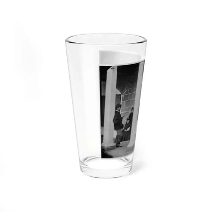Fort Monroe, Va. Officers And Ladies On Porch Of A Garrison House (U.S. Civil War) Pint Glass 16oz - Go Mug Yourself