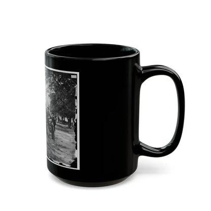 Fort Monroe, Va. Officers Of 3d Pennsylvania Heavy Artillery (U.S. Civil War) Black Coffee Mug - Go Mug Yourself