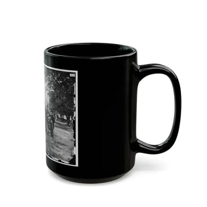 Fort Monroe, Va. Officers Of 3d Pennsylvania Heavy Artillery (U.S. Civil War) Black Coffee Mug - Go Mug Yourself