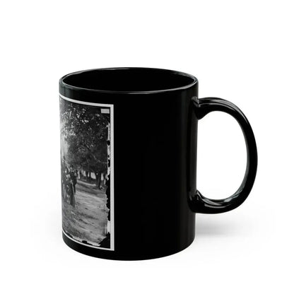 Fort Monroe, Va. Officers Of 3d Pennsylvania Heavy Artillery (U.S. Civil War) Black Coffee Mug - Go Mug Yourself