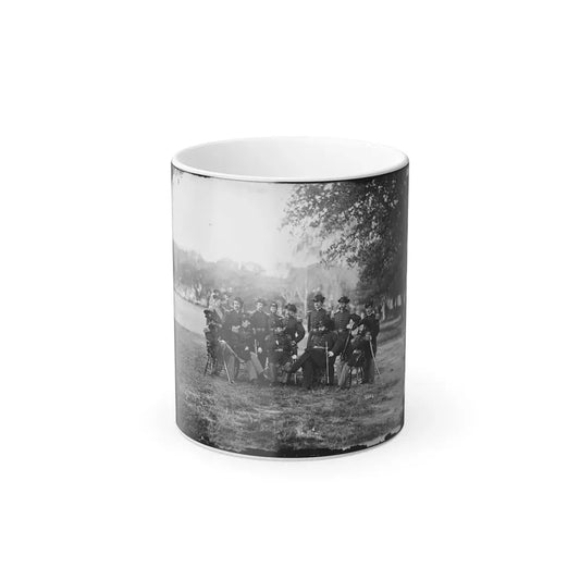 Fort Monroe, Va. Officers of 3D Pennsylvania Heavy Artillery (U.S. Civil War) Color Changing Coffee Mug 11oz Default Title 11oz - Go Mug Yourself