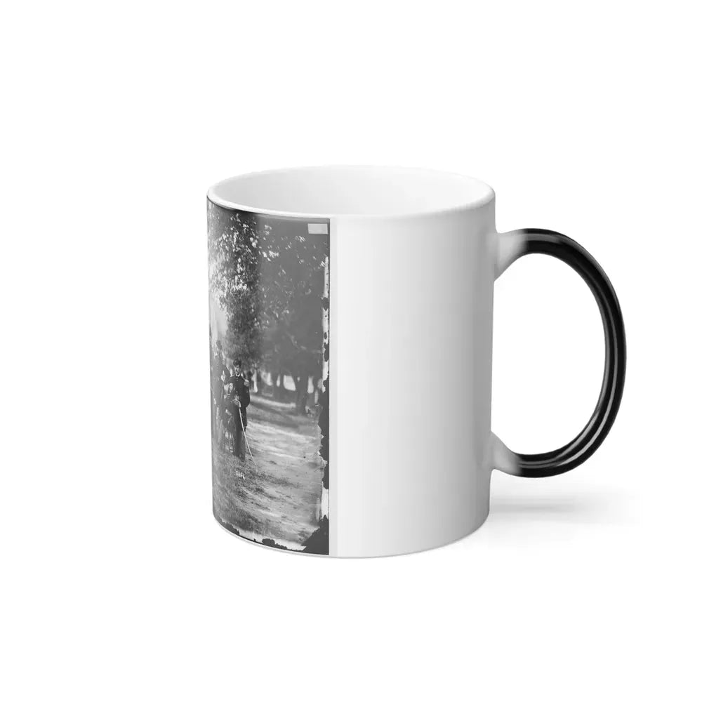 Fort Monroe, Va. Officers of 3D Pennsylvania Heavy Artillery (U.S. Civil War) Color Changing Coffee Mug 11oz - Go Mug Yourself