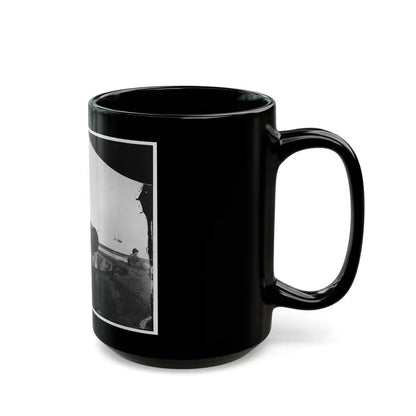Fort Monroe, Va. The  Lincoln Gun,  A 15-Inch Rodman Columbiad (U.S. Civil War) Black Coffee Mug - Go Mug Yourself
