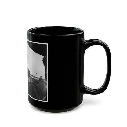 Fort Monroe, Va. The  Lincoln Gun,  A 15-Inch Rodman Columbiad (U.S. Civil War) Black Coffee Mug - Go Mug Yourself