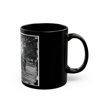 Fort Monroe, Va. Officers Of 3d Pennsylvania Heavy Artillery (U.S. Civil War) Black Coffee Mug-Go Mug Yourself