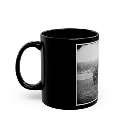 Fort Monroe, Va. Officers Of 3d Pennsylvania Heavy Artillery (U.S. Civil War) Black Coffee Mug-Go Mug Yourself