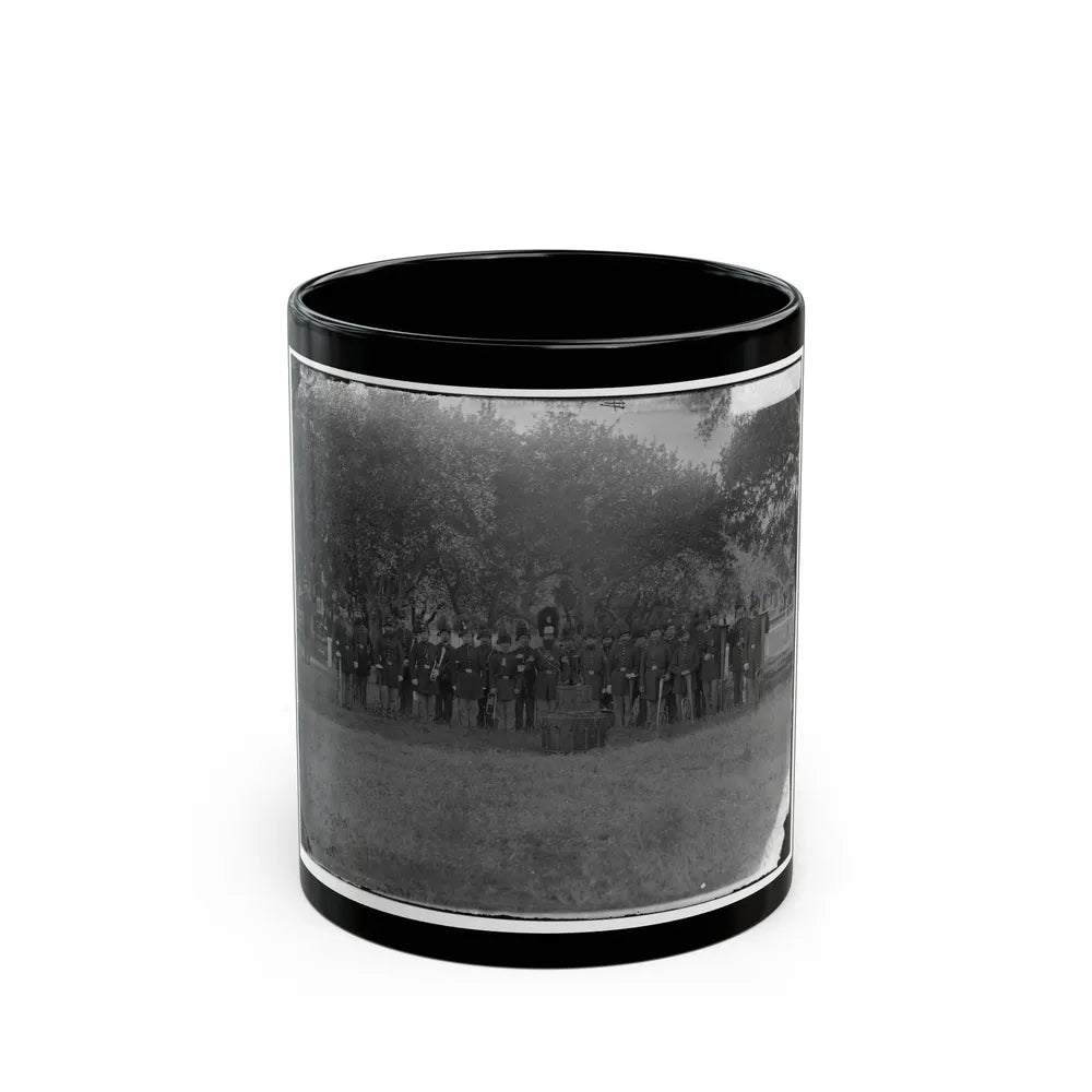 Fort Monroe, Va. The Post Band (U.S. Civil War) Black Coffee Mug-11oz-Go Mug Yourself