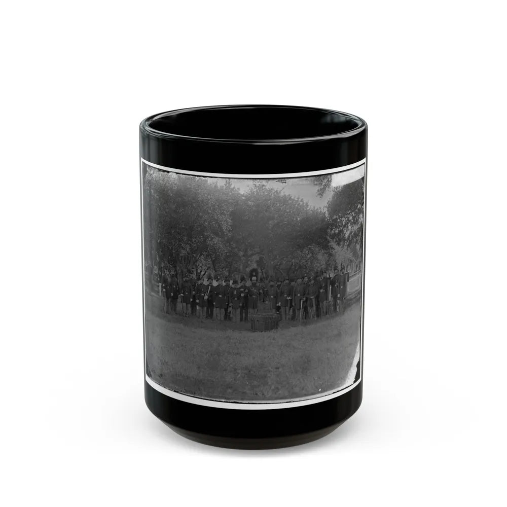 Fort Monroe, Va. The Post Band (U.S. Civil War) Black Coffee Mug-15oz-Go Mug Yourself