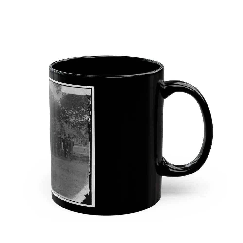 Fort Monroe, Va. The Post Band (U.S. Civil War) Black Coffee Mug-Go Mug Yourself