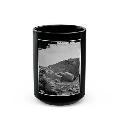 Fort Pulaski, Ga. Dismounted Mortar (U.S. Civil War) Black Coffee Mug 15oz - Go Mug Yourself