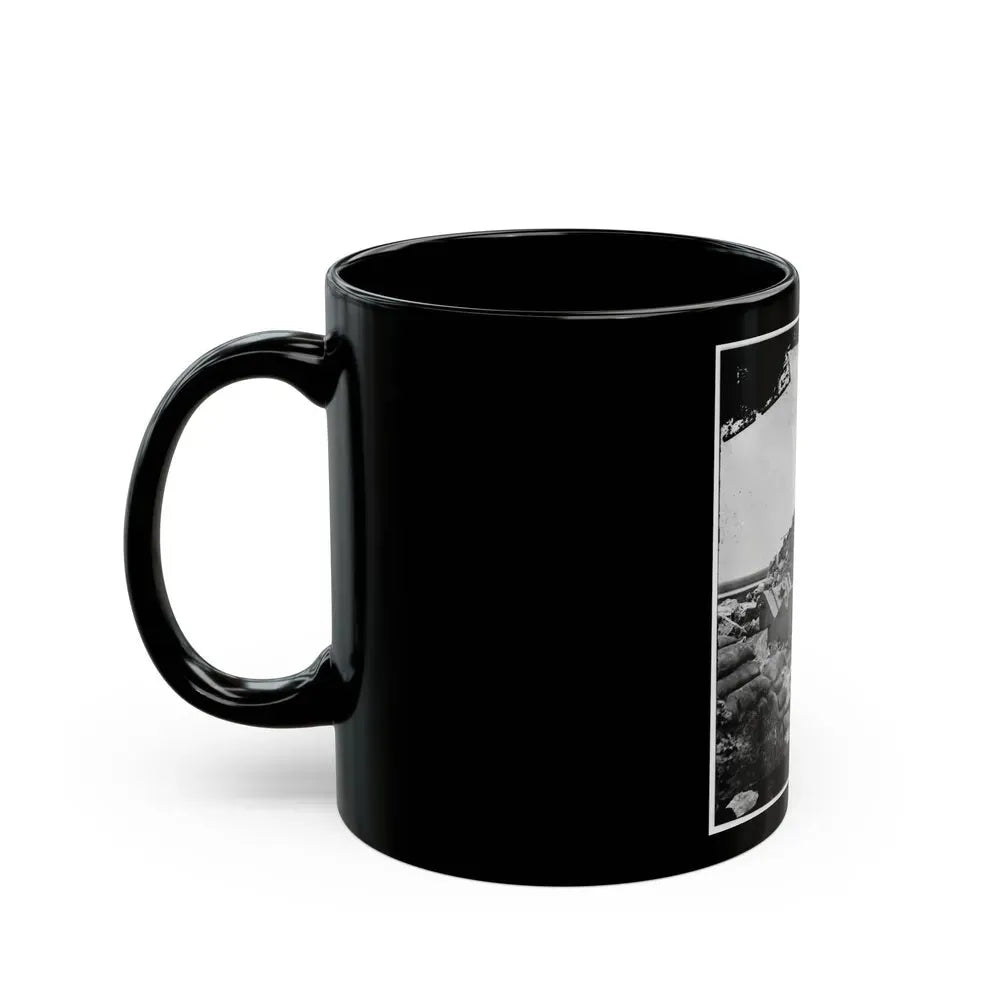 Fort Pulaski, Ga. Dismounted Mortar (U.S. Civil War) Black Coffee Mug - Go Mug Yourself