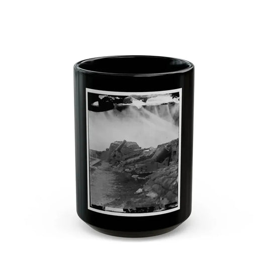 Fort Pulaski, Ga. Interior View Of Front Parapet (U.S. Civil War) Black Coffee Mug 15oz - Go Mug Yourself