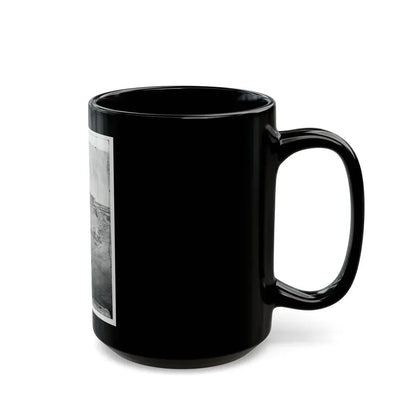Fort Pulaski, Ga. Interior View Of Rear Parapet (U.S. Civil War) Black Coffee Mug - Go Mug Yourself