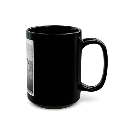Fort Pulaski, Ga. Interior View Of Rear Parapet (U.S. Civil War) Black Coffee Mug - Go Mug Yourself