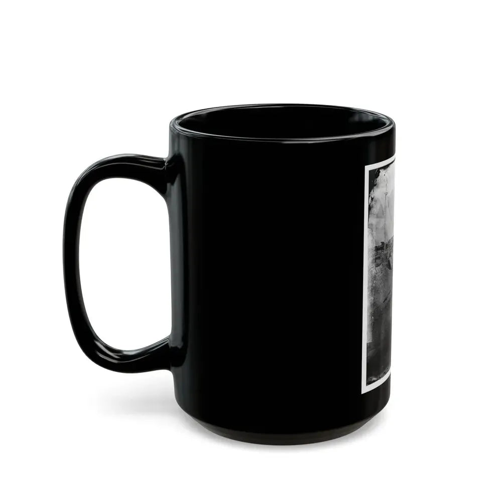 Fort Pulaski, Ga. Interior View Of Rear Parapet (U.S. Civil War) Black Coffee Mug - Go Mug Yourself