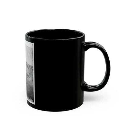Fort Pulaski, Ga. Interior View Of Rear Parapet (U.S. Civil War) Black Coffee Mug - Go Mug Yourself